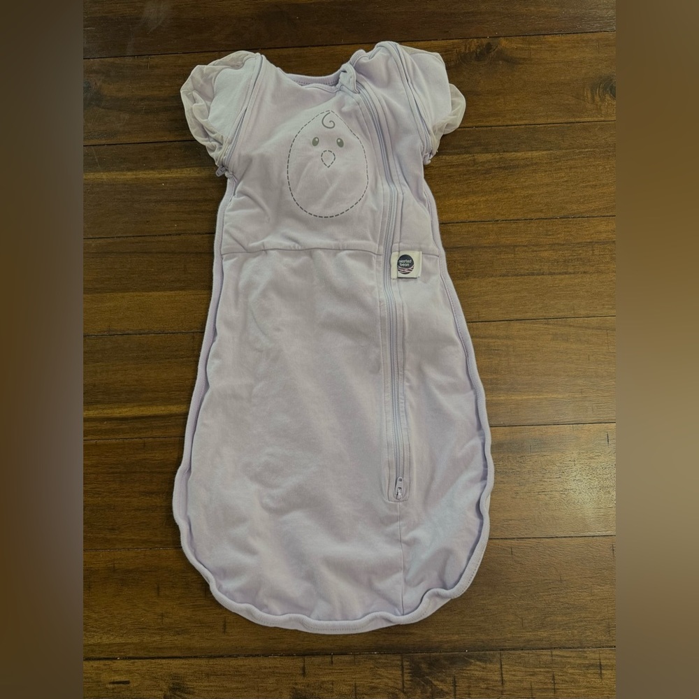 Nested Bean Zen One Weighted Swaddle Sleep Sack - Lavender Size 3-6 months